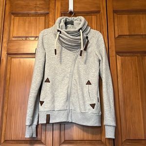 Naketano asymmetrical full zip